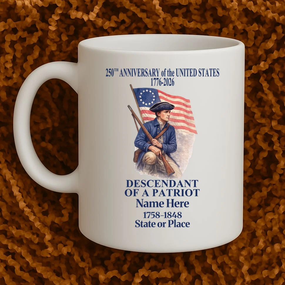 Personalized 250 Years Of America 250th Anniversary Custom Coffee Mug - Front 1