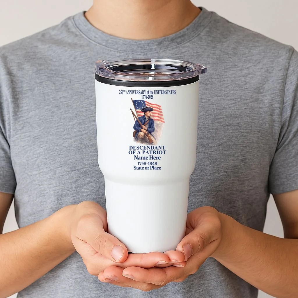 Personalized 250 Years Of America 250th Anniversary Custom 20oz Tumbler - Front 1