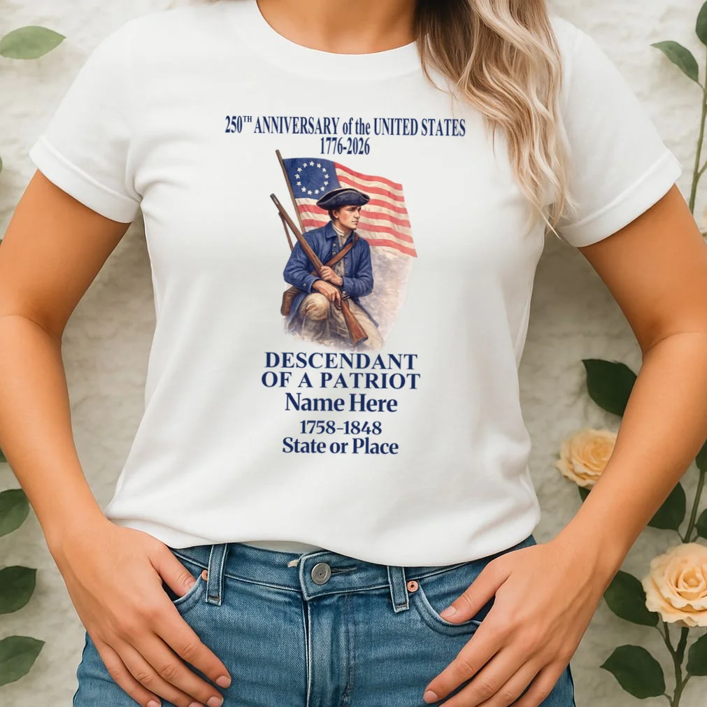 Personalized 250 Years Of America 250th Anniversary Custom Women's T-Shirt - Front 1