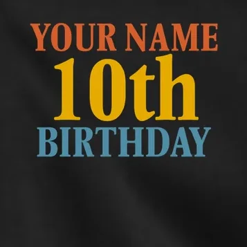 Personalized Birthday Custom Name & Age Text Kids Jacket - Front - Close-up