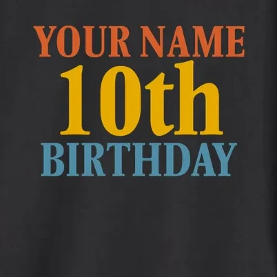 Personalized Birthday Custom Name & Age Text Men's Button Up - Front - Close-up