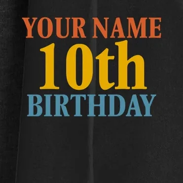 Personalized Birthday Custom Name & Age Text Women's Cardigan - Front - Close-up