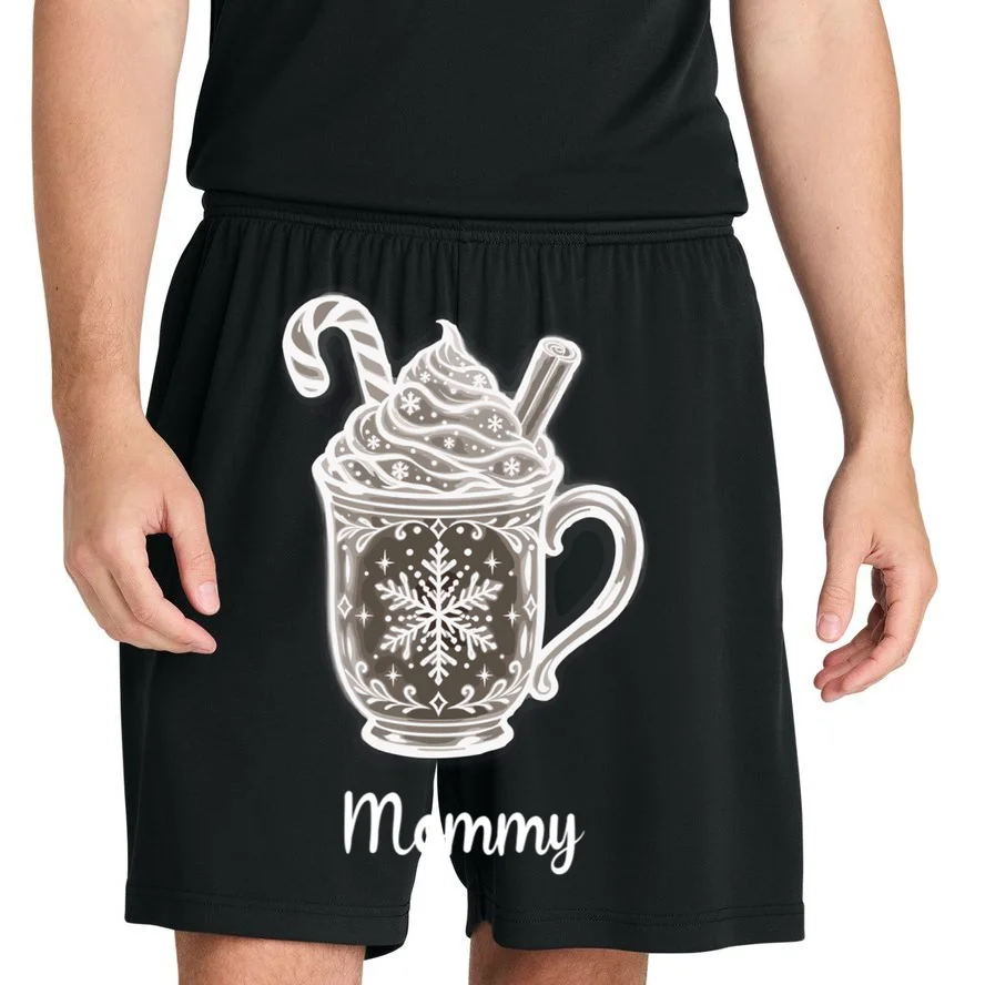 Personalized Christmas Morning Club Family Graphic Men's Shorts - Front 1