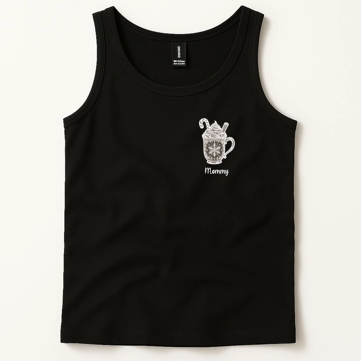 Personalized Christmas Morning Club Family Graphic Men's Tank Top - Front 1
