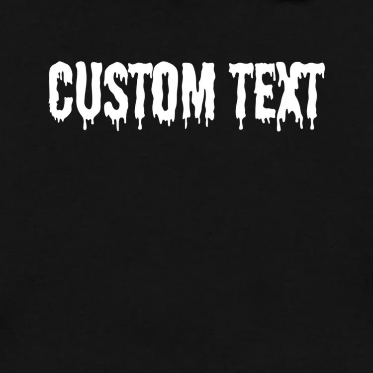 Personalized Custom Text – Stylish Font - Make your own Men's Hoodie - Front - Close-up