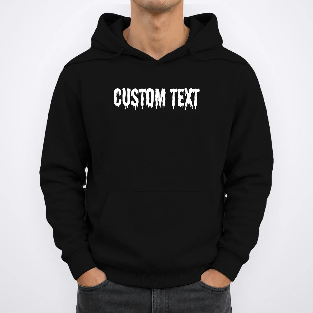 Personalized Custom Text – Stylish Font - Make your own Men's Hoodie - Front 1