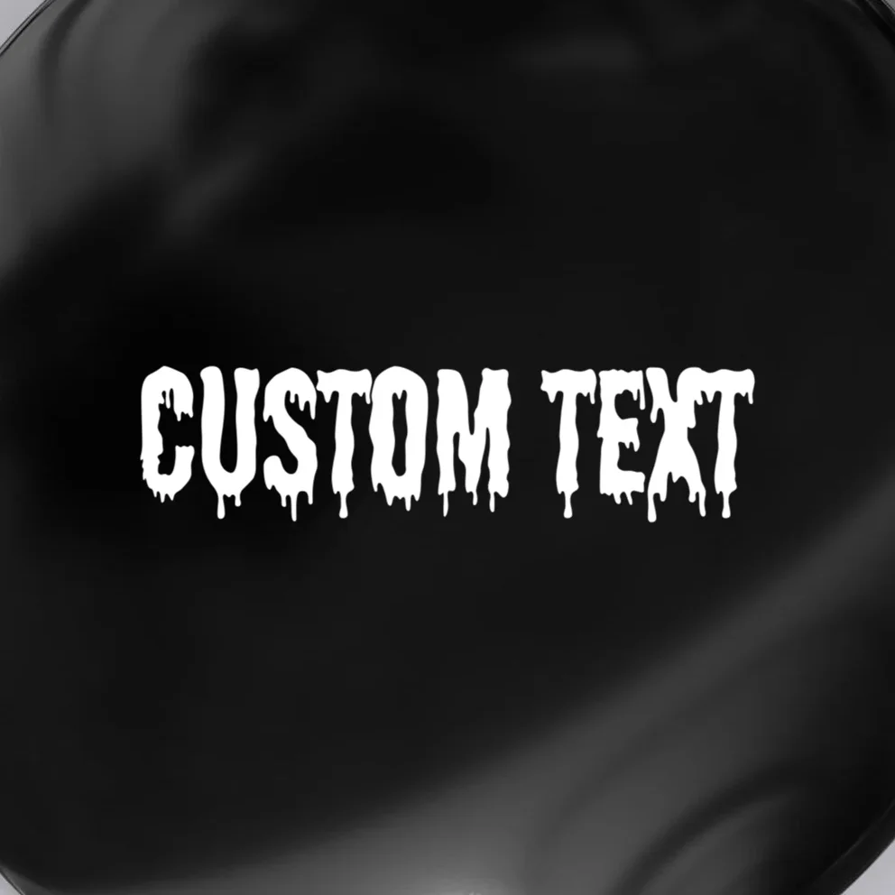 Personalized Custom Text – Stylish Font - Make your own Button - Front - Close-up