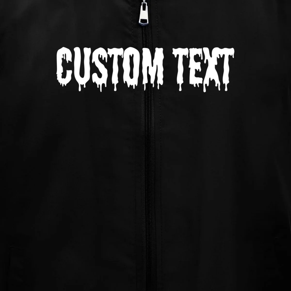 Personalized Custom Text – Stylish Font - Make your own Men's Vest - Front - Close-up
