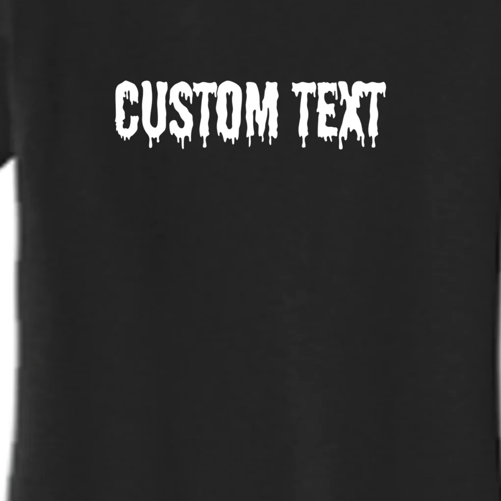 Personalized Custom Text – Stylish Font - Make your own Women's Flannel Pajama Set - Front - Close-up