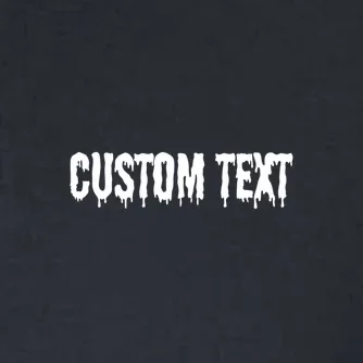Personalized Custom Text – Stylish Font - Make your own Men's Polo - Front - Close-up