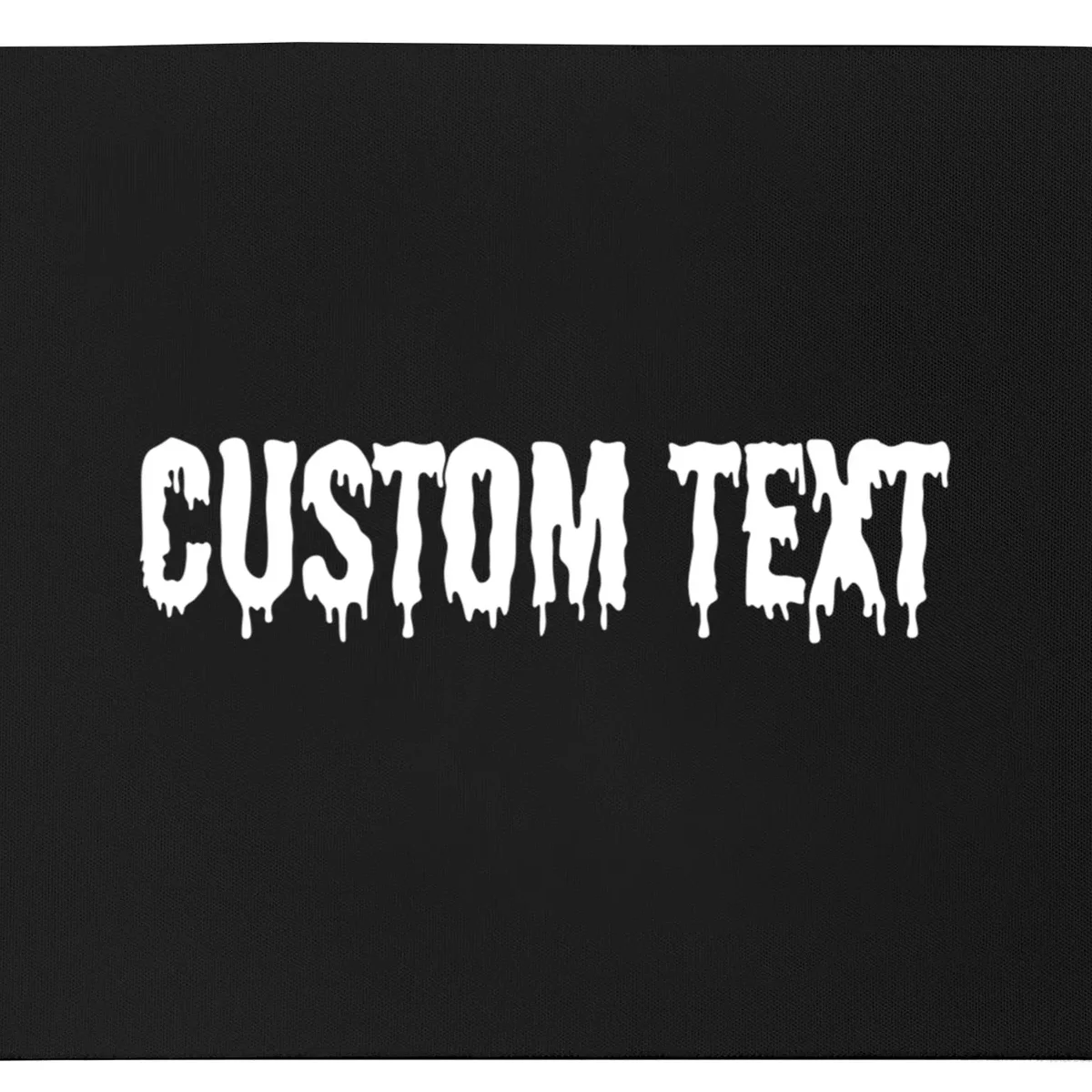 Personalized Custom Text – Stylish Font - Make your own Mouse Pad - Front - Close-up
