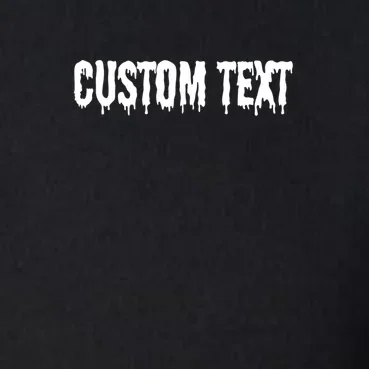 Personalized Custom Text – Stylish Font - Make your own Men's Pullover Quarter Zip - Front - Close-up