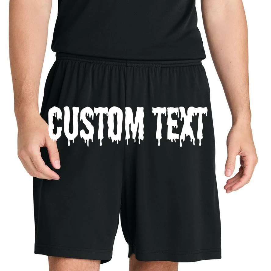 Personalized Custom Text – Stylish Font - Make your own Men's Shorts - Front 1