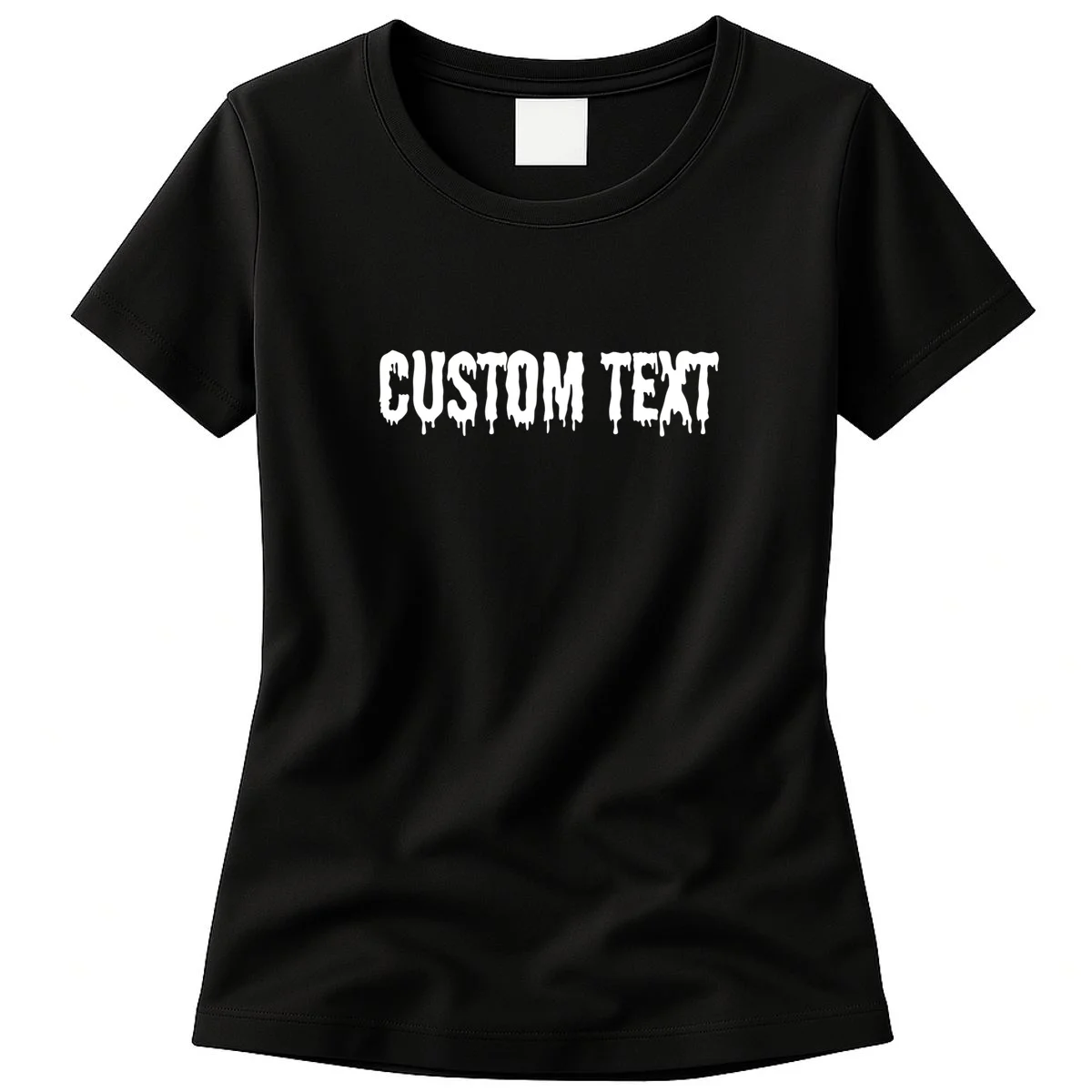 Personalized Custom Text – Stylish Font - Make your own Women's T-Shirt - Front