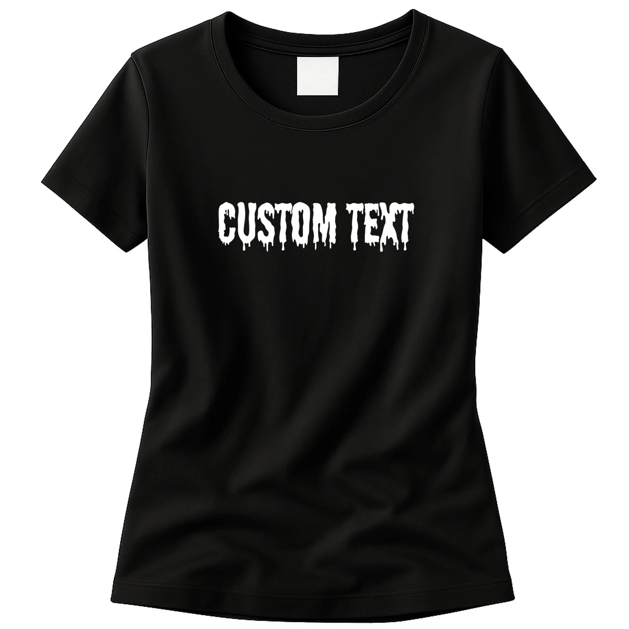 Personalized Custom Text – Stylish Font - Make your own Women's T-Shirt - Front