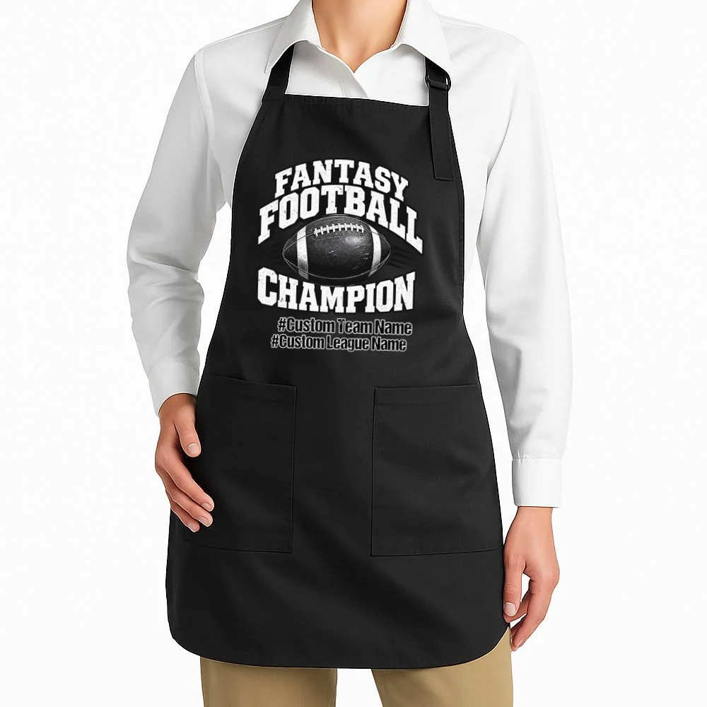 Personalized Fantasy Football – Custom Team & League Name Champion Apron - Front 1