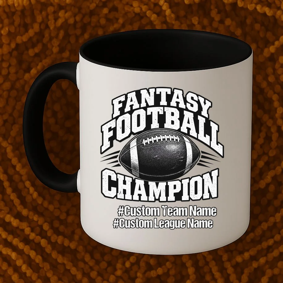 Personalized Fantasy Football – Custom Team & League Name Champion Mug - Front 1