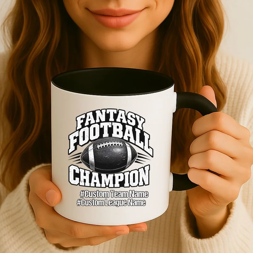 Personalized Fantasy Football – Custom Team & League Name Champion Mug - Front 2