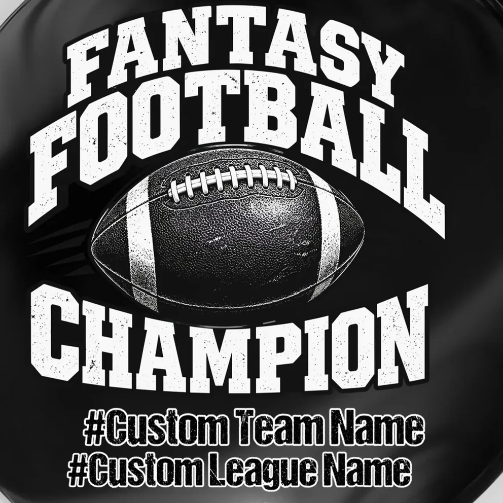 Personalized Fantasy Football – Custom Team & League Name Champion Magnet - Front - Close-up