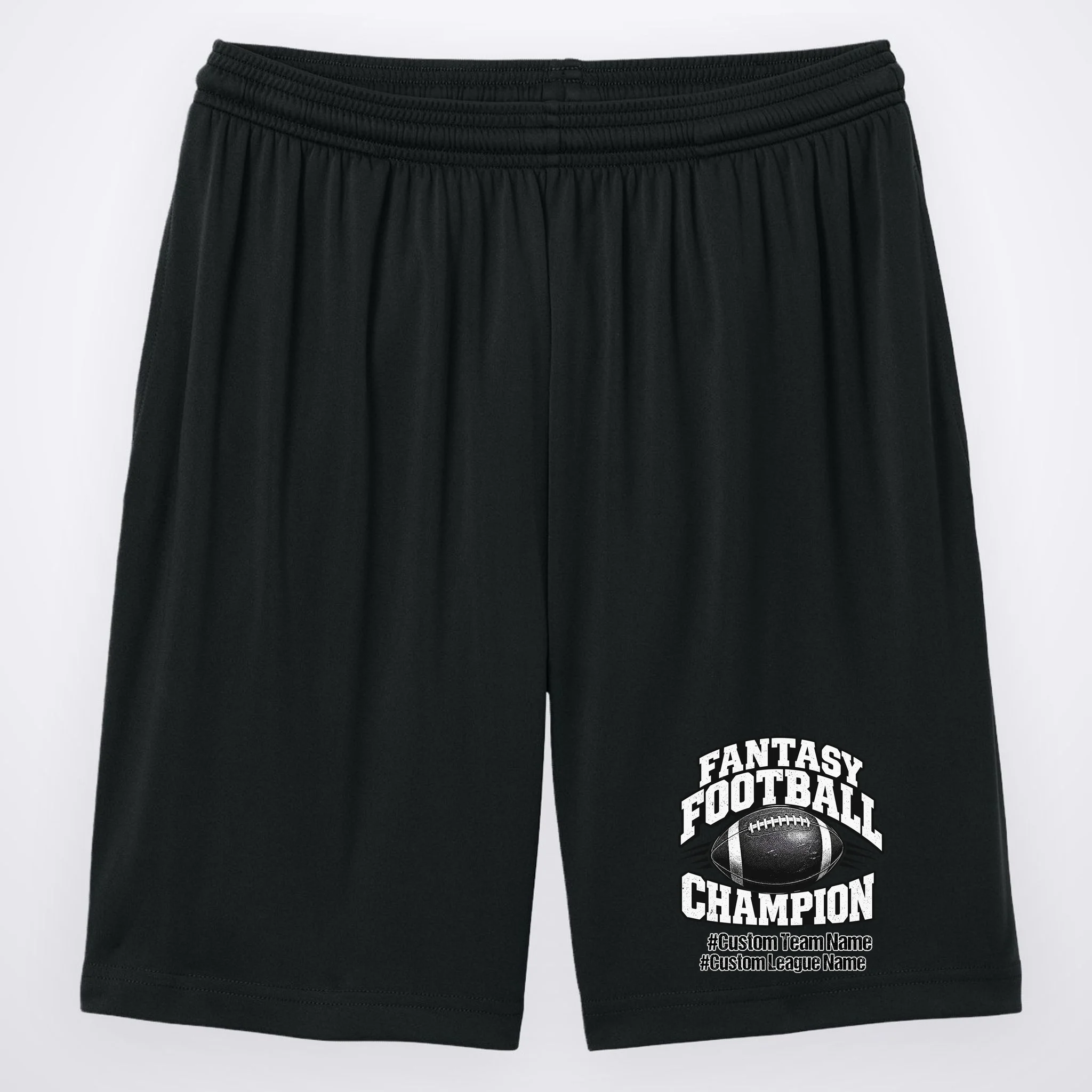 Personalized Fantasy Football – Custom Team & League Name Champion Men's Shorts - Front
