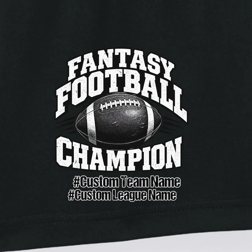 Personalized Fantasy Football – Custom Team & League Name Champion Men's Shorts - Front - Close-up
