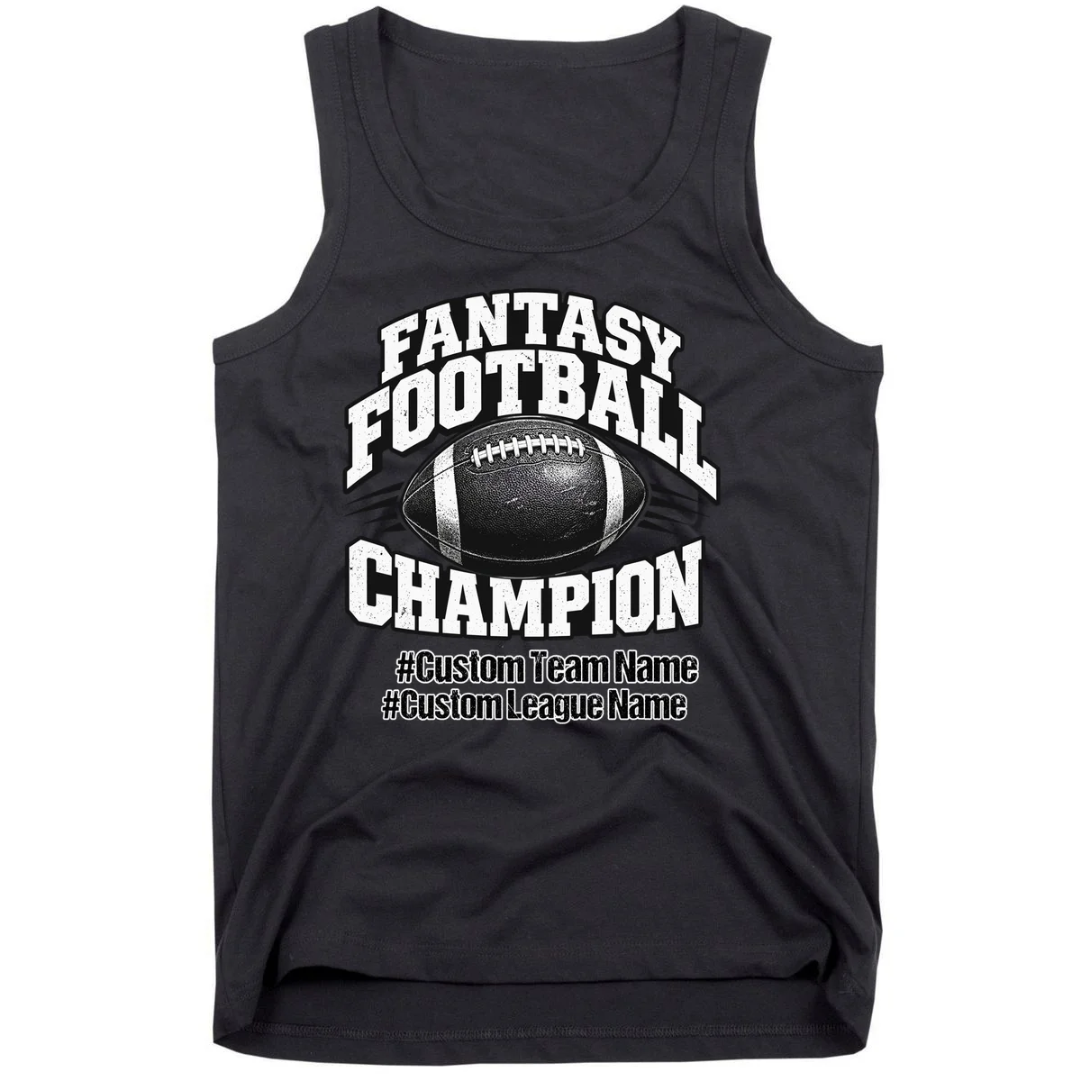 Personalized Fantasy Football – Custom Team & League Name Champion Men's Tank Top - Front