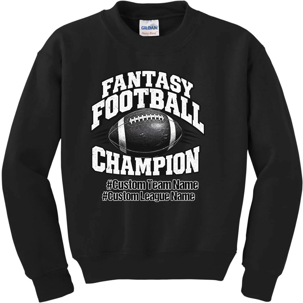 Personalized Fantasy Football – Custom Team & League Name Champion Kids Sweatshirt - Front