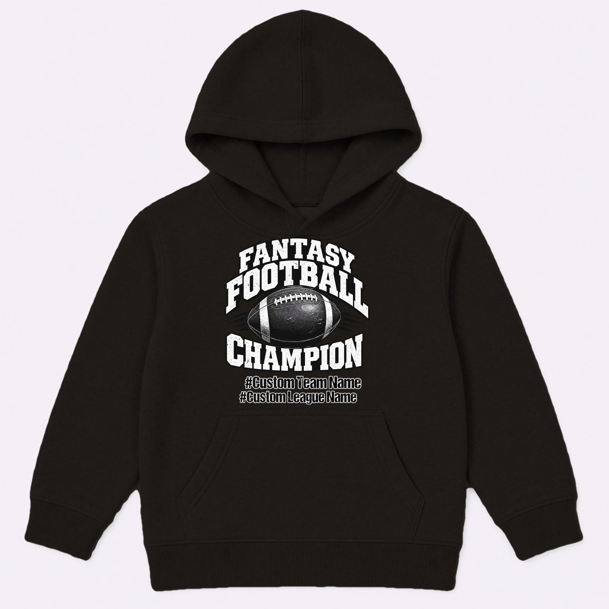 Personalized Fantasy Football – Custom Team & League Name Champion Kids Hoodie - Front