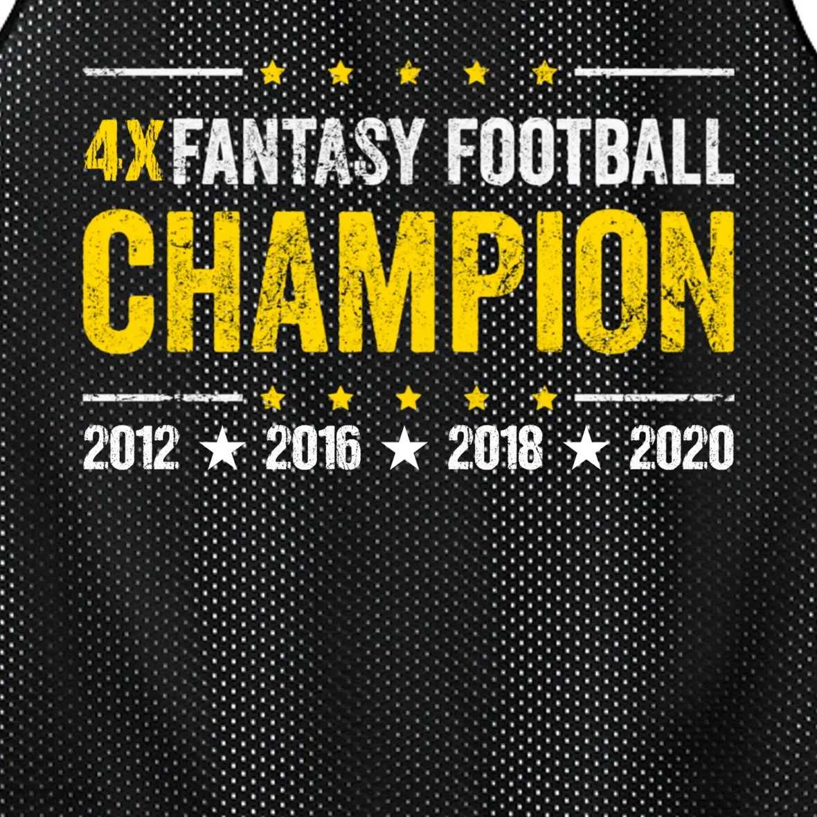Personalized Fantasy Football Champion Custom Year Men's Basketball Jersey - Front - Close-up