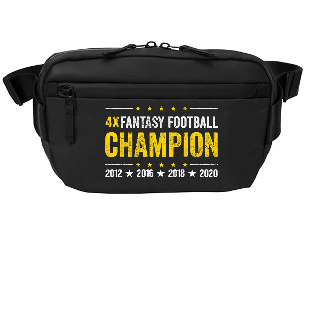 Personalized Fantasy Football Champion Custom Year Crossbody - Front