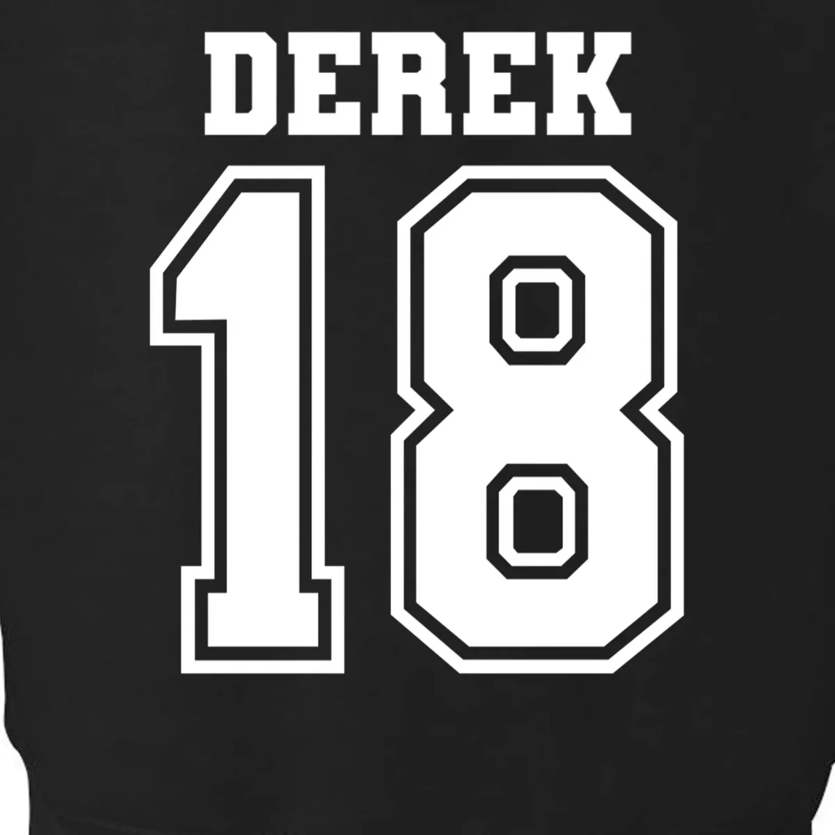 Custom Football Mom Personalized Name and Number Football Mama Gameday Toddler Hoodie - Back - Close-up