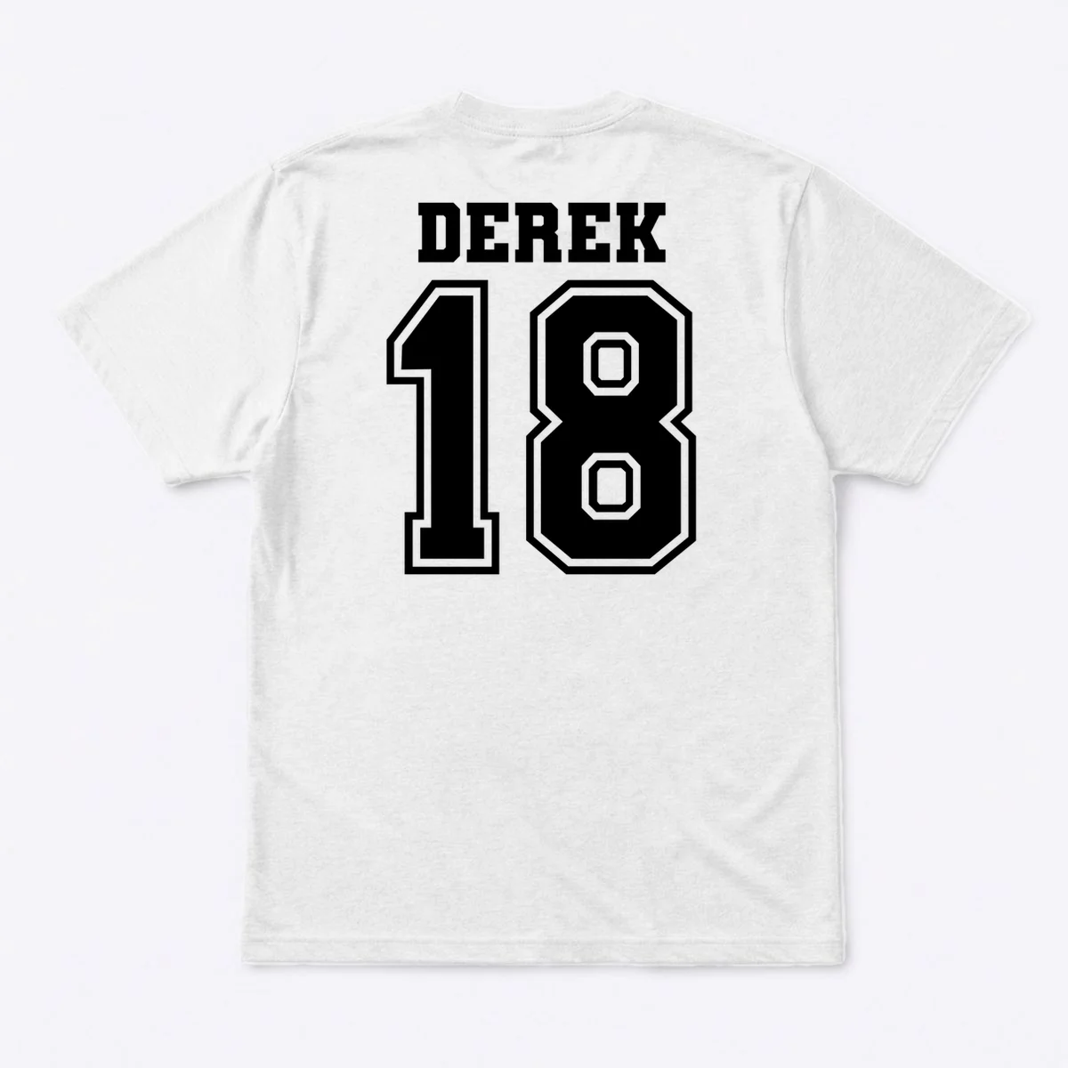 Custom Football Mom Personalized Name and Number Football Mama Gameday T-Shirt - Back