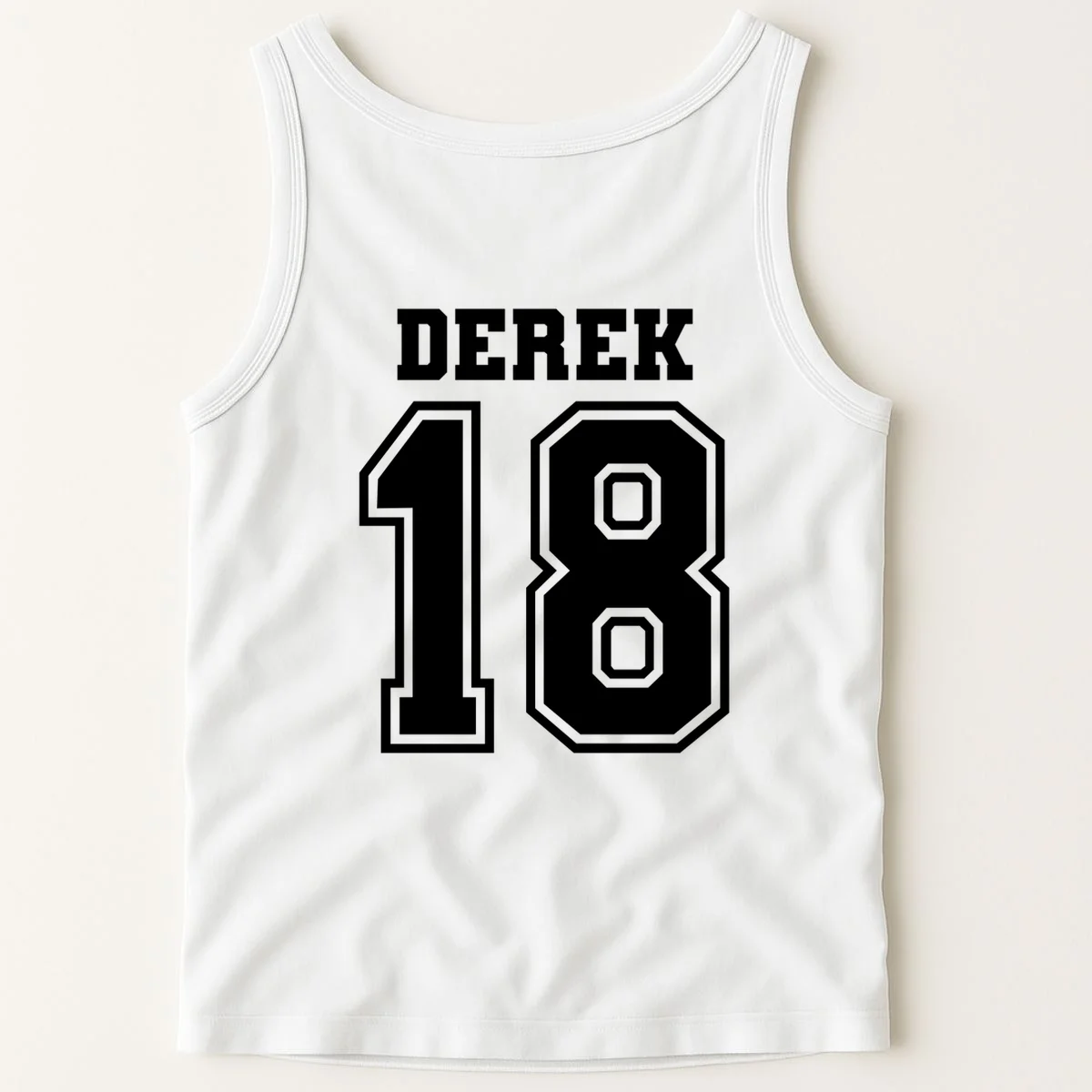 Custom Football Mom Personalized Name and Number Football Mama Gameday Tank Top - Back 1