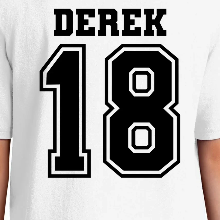 Custom Football Mom Personalized Name and Number Football Mama Gameday Kids T-Shirt - Back - Close-up