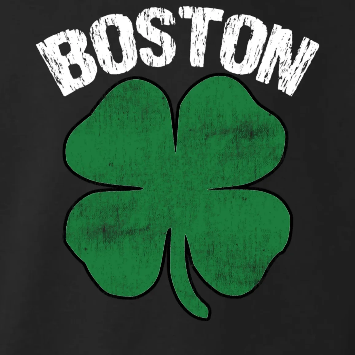 Personalized Irish Shamrock Clover St Patrick's Day Custom Toddler Hoodie - Front - Close-up