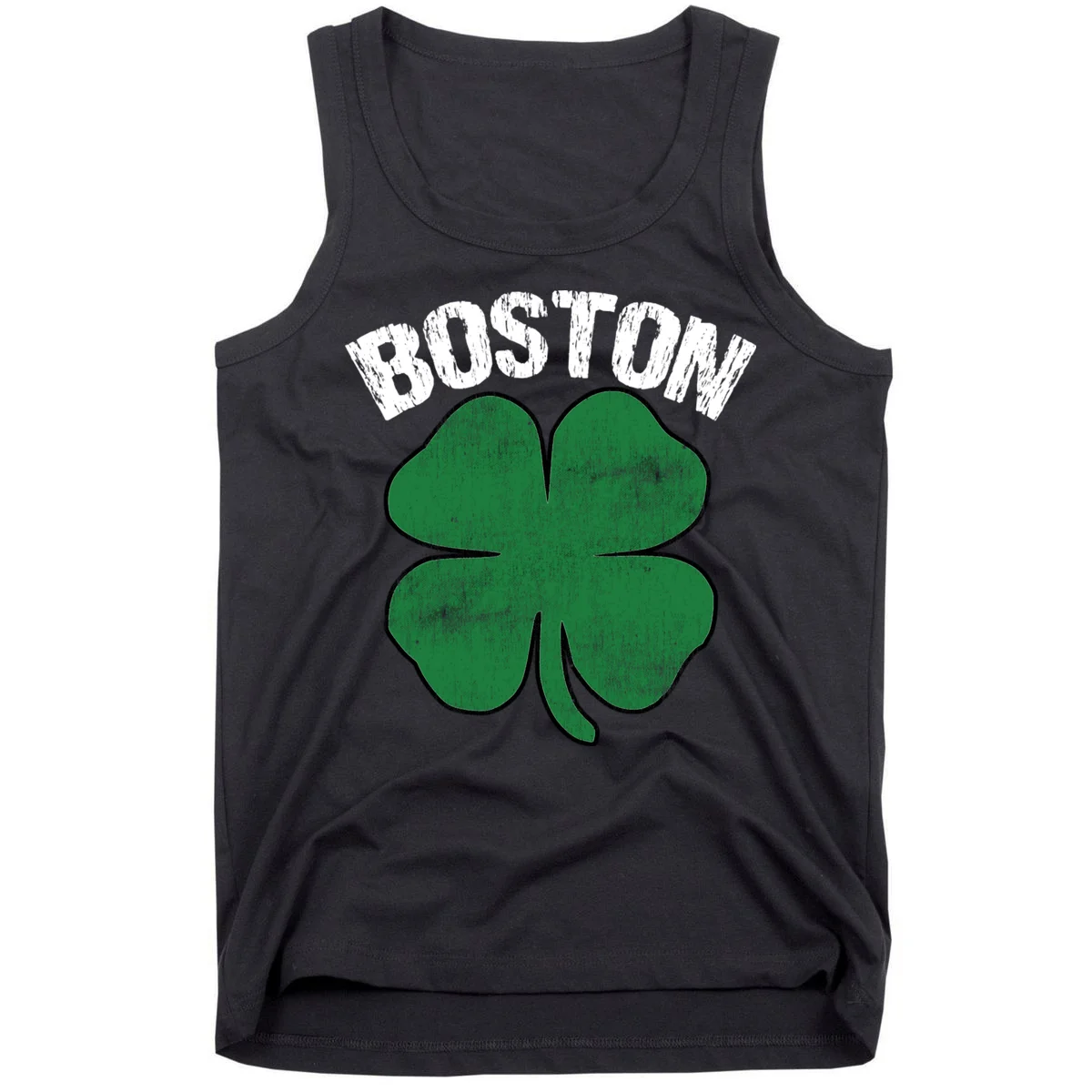 Personalized Irish Shamrock Clover St Patrick's Day Custom Tank Top - Front