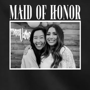 Personalized Maid Of Honor Bridesmaids Gifts Custom Text Kids Jacket - Front - Close-up