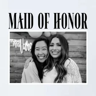Personalized Maid Of Honor Bridesmaids Gifts Custom Text Men's Polo - Front - Close-up