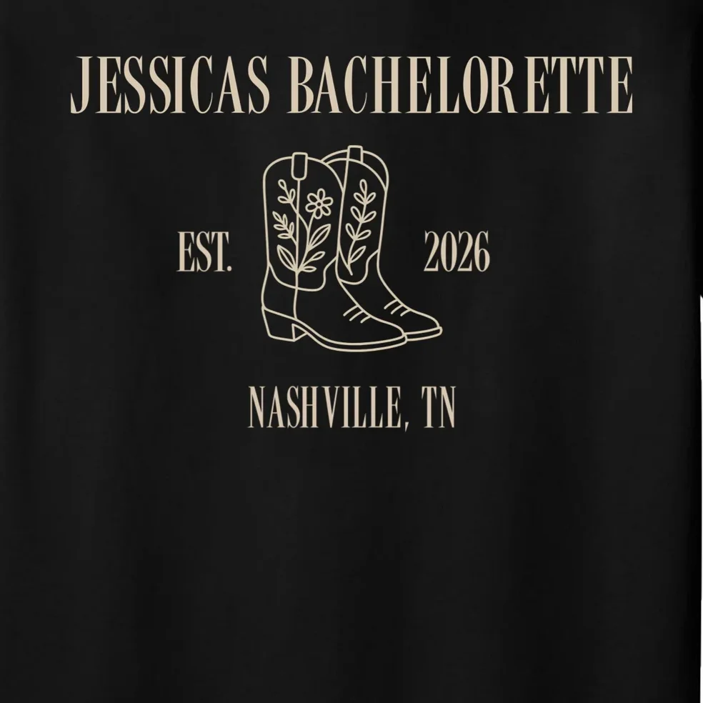 Personalized Name Bachelorette Trip Cowgirl Men's Pajamas - Front - Close-up