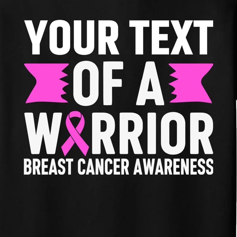 Personalized OF A WARRIOR Breast Cancer Awareness Custom Men's Pajamas - Front - Close-up