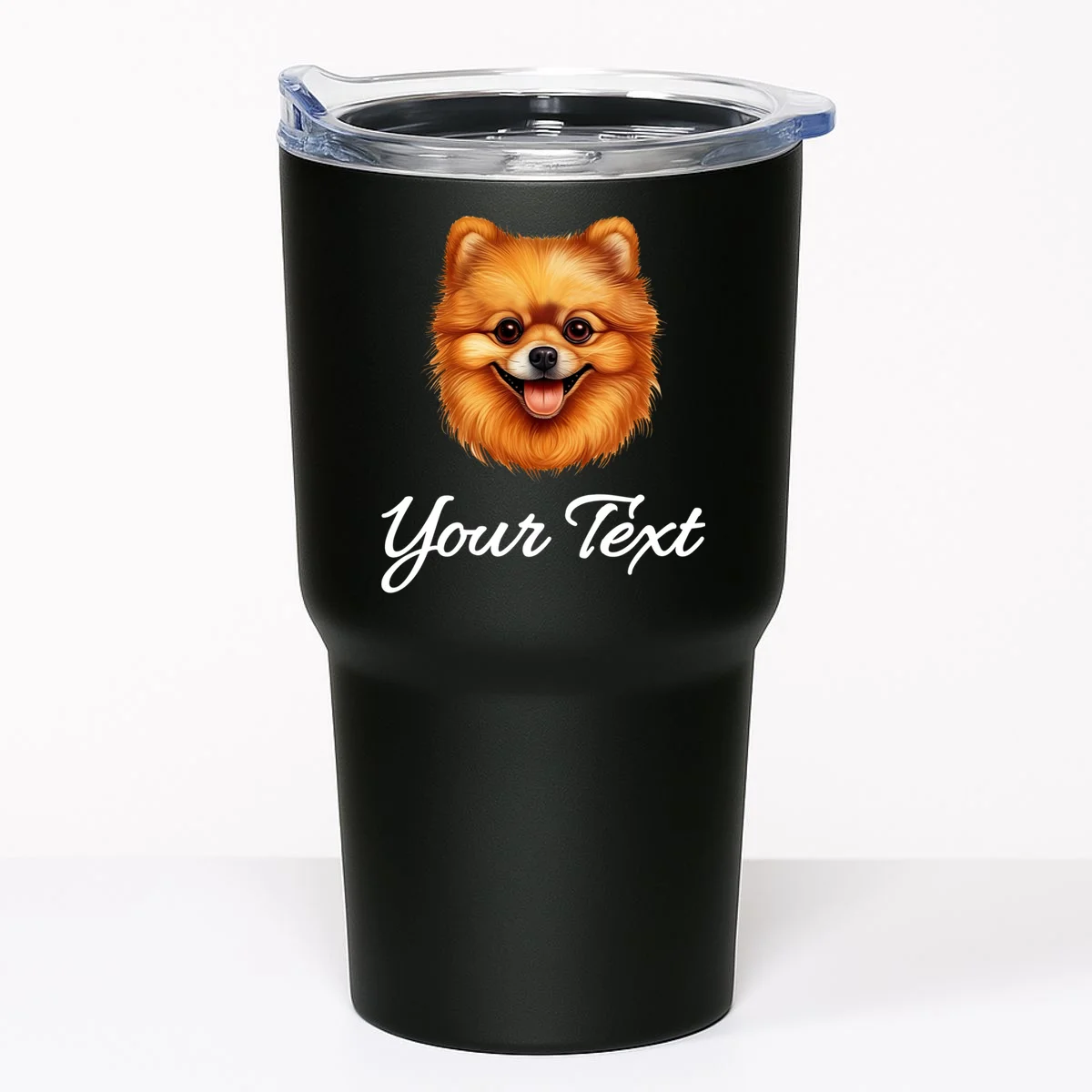 Pomeranian Personalized Custom Text – Cute Dog Lover Gift 20oz Tumbler - Front
