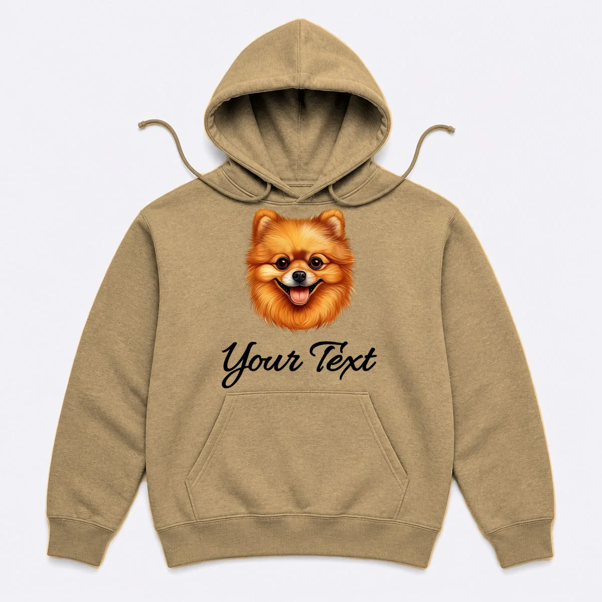 Pomeranian Personalized Custom Text – Cute Dog Lover Gift Hoodie - Front