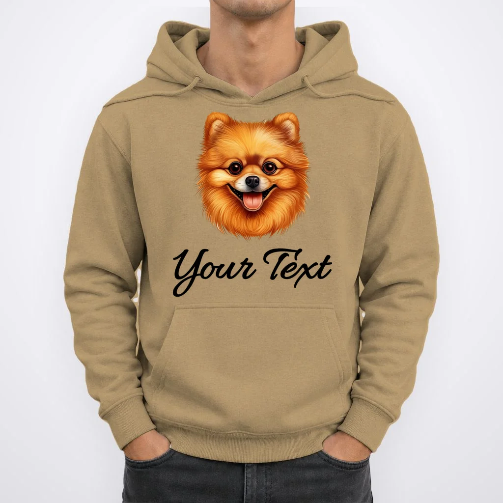 Pomeranian Personalized Custom Text – Cute Dog Lover Gift Hoodie - Front 1