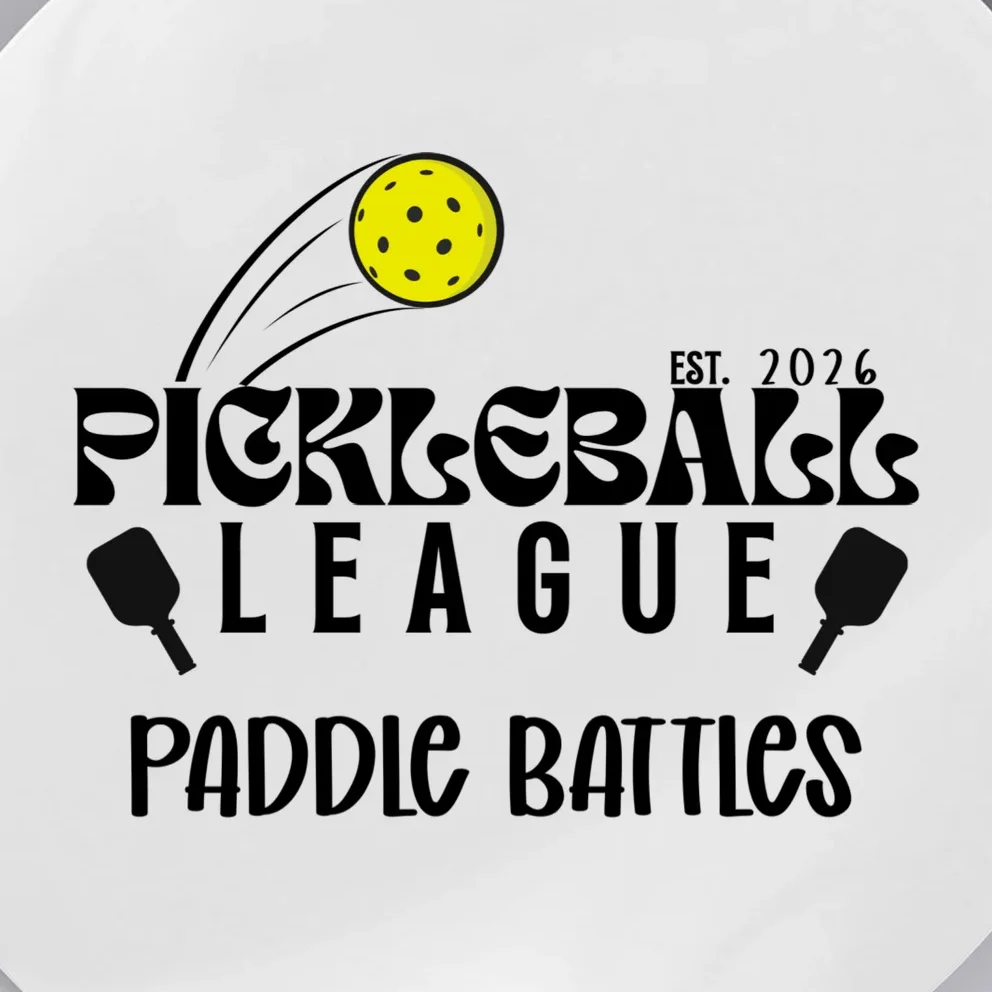 Pickleball League Custom Team Name Custom Year Button - Front - Close-up