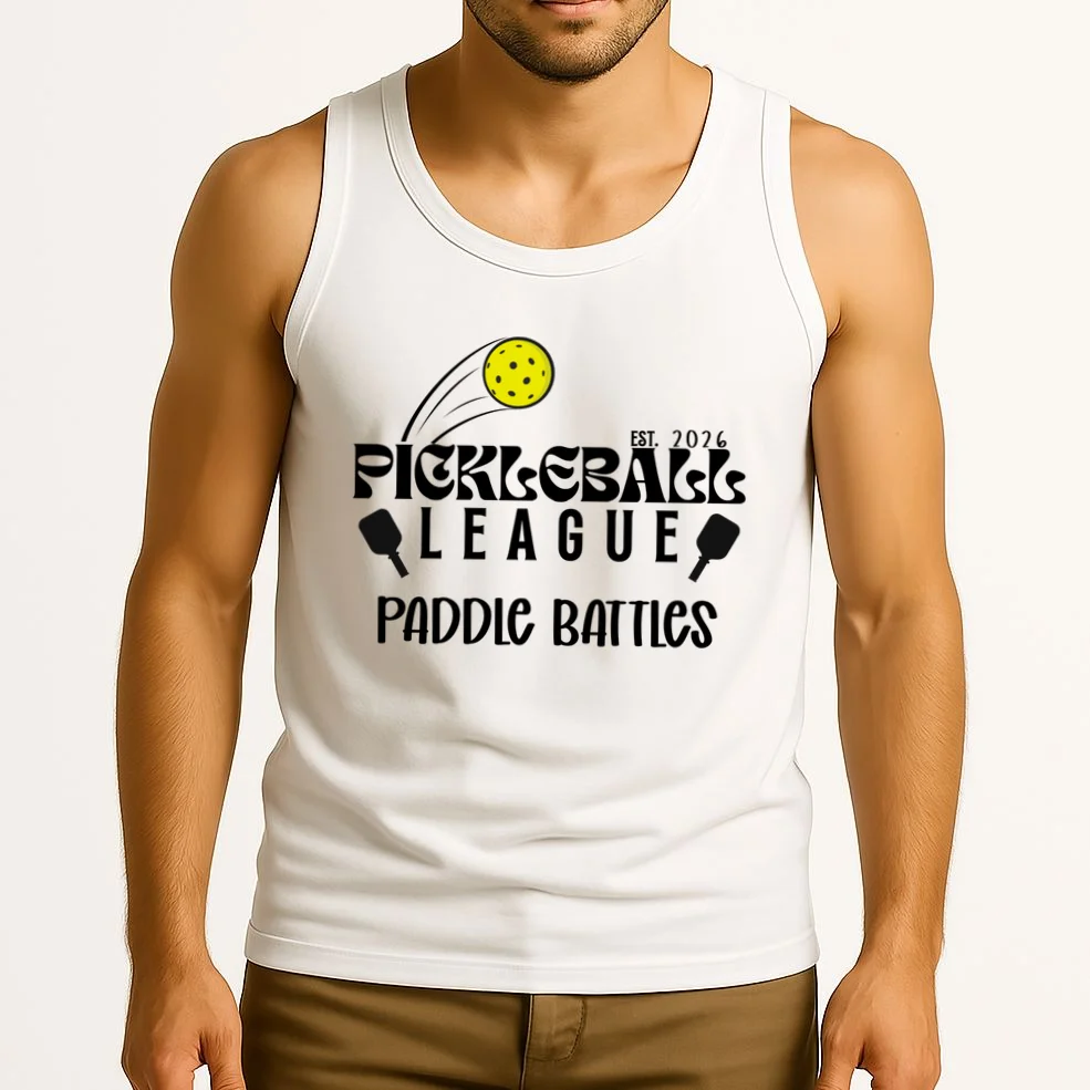 Pickleball League Custom Team Name Custom Year Tank Top - Front 2