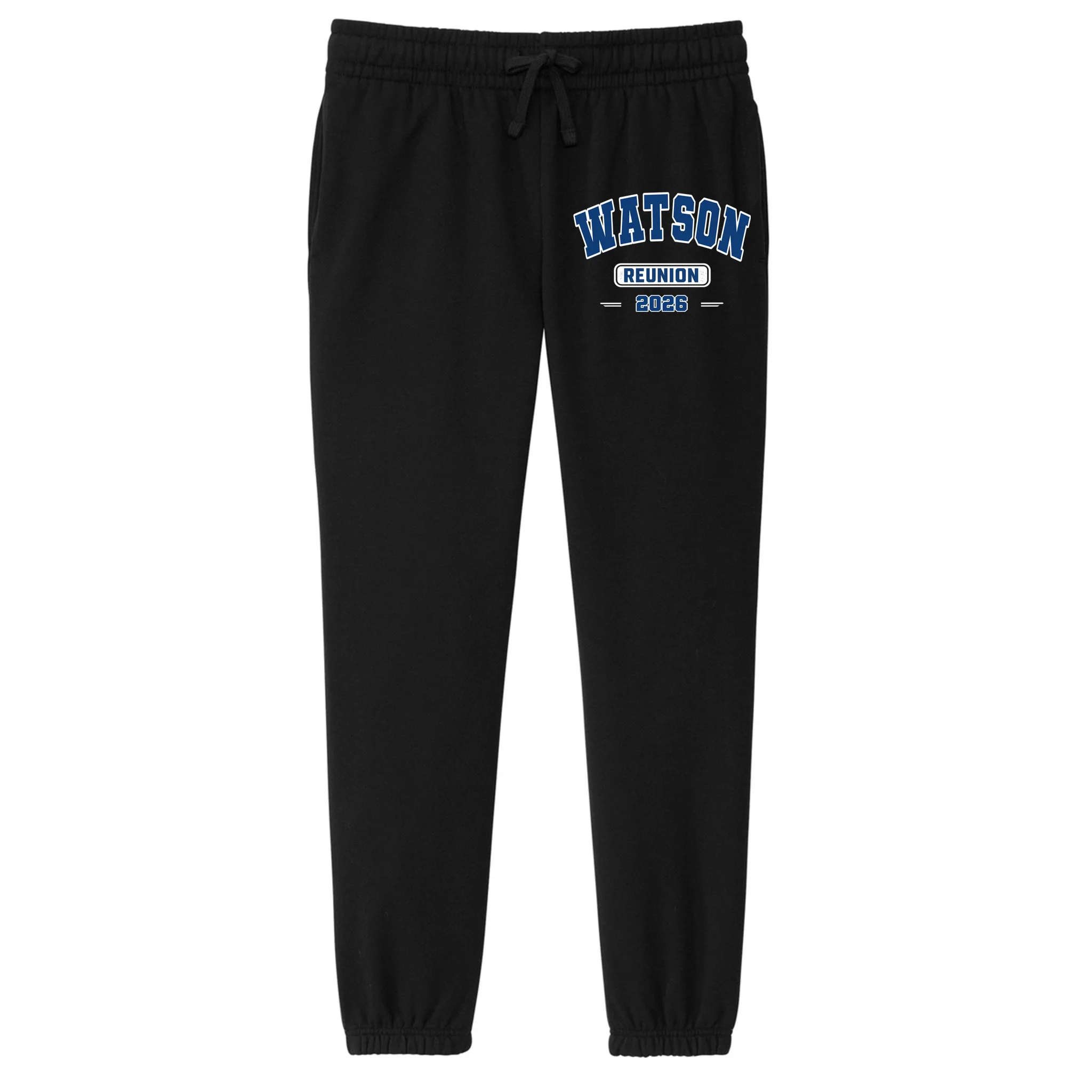 Personalized Family Reunion Last Name and Year Women's Fleece Sweatpants - Front