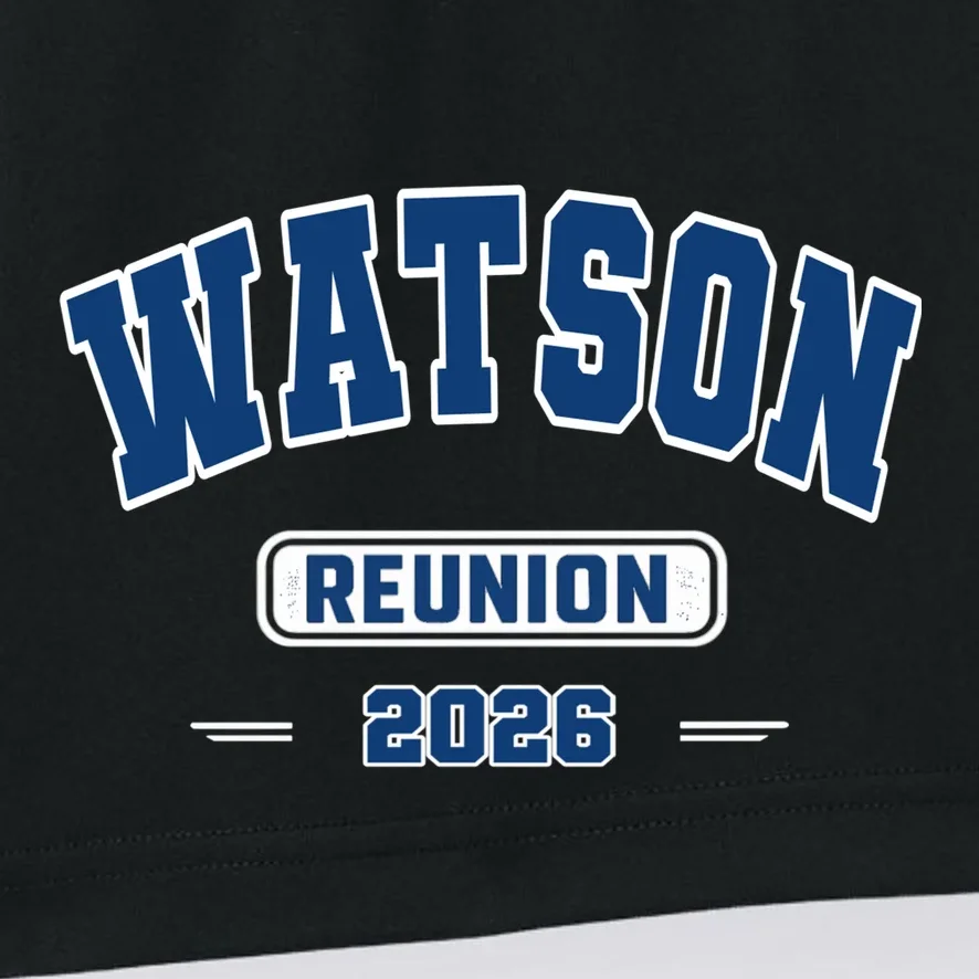 Personalized Family Reunion Last Name and Year Men's Shorts - Front - Close-up