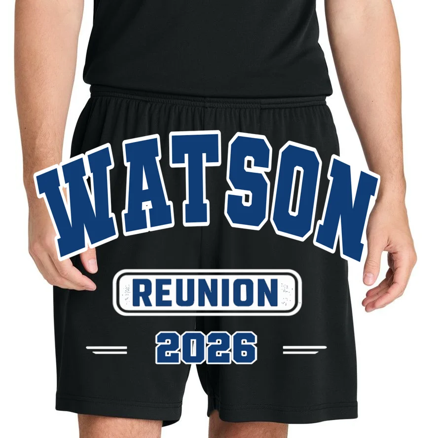 Personalized Family Reunion Last Name and Year Men's Shorts - Front 1