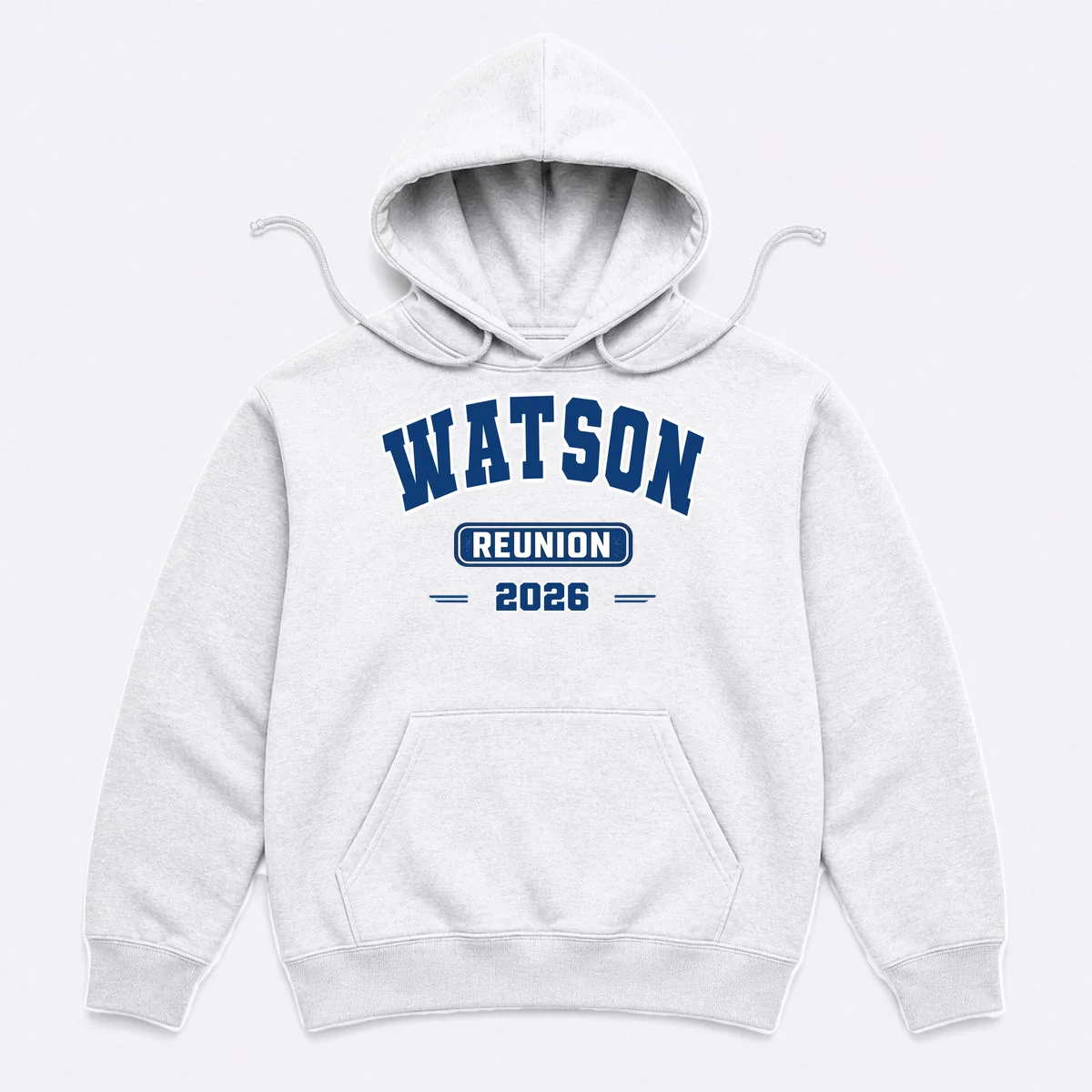 Personalized Family Reunion Last Name and Year Hoodie - Front