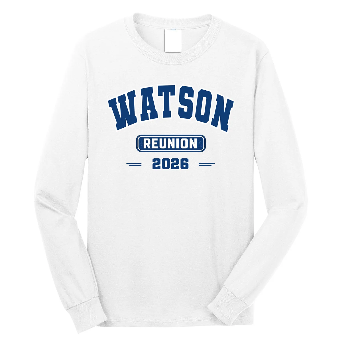 Personalized Family Reunion Last Name and Year Long Sleeve Shirt - Front